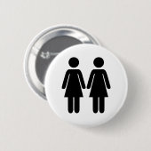 Badge Rond 5 Cm Lesbienne (Devant & derrière)