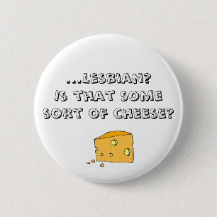 Badge Rond 5 Cm … Lesbienne ?