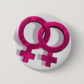 Badge Rond 5 Cm lesbienne-symbole (Devant)