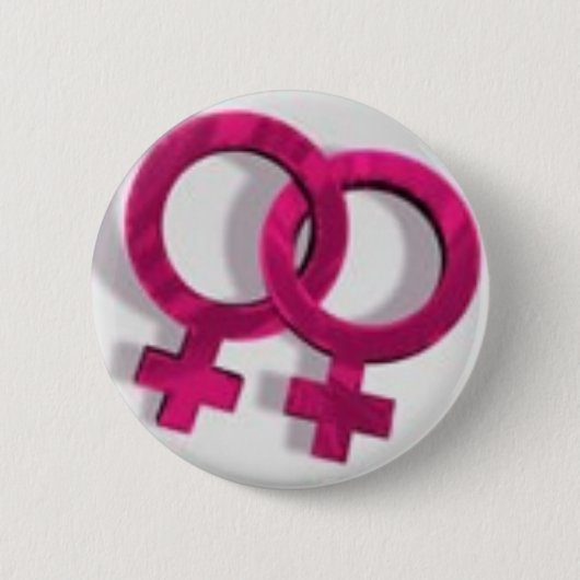 Badge Rond 5 Cm lesbienne-symbole (Devant)