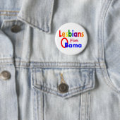 Badge Rond 5 Cm lesbiennes pour le bouton d'obama (En situation)