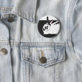 BADGE ROND 5 CM L'ESPACE BLANC (En situation)