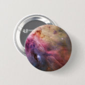 Badge Rond 5 Cm L'espace de Hubble de nébuleuse d'Orion (Devant & derrière)