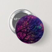 Badge Rond 5 Cm L'espace de l'arbre X (Devant & derrière)