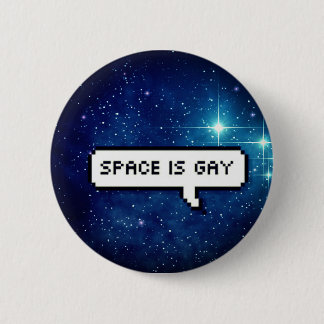 Badge Rond 5 Cm L'espace est gai