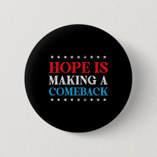 Badge Rond 5 Cm L'Espoir Fait Son Retour 2024 Kamala