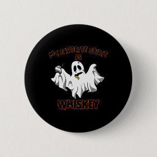 Badge Rond 5 Cm L'Esprit Favori Est Whiskey Boo Super mignon Fantô