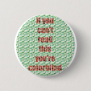 Badge Rond 5 Cm L'essai daltonien