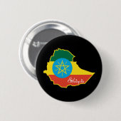 Badge Rond 5 Cm L'Ethiopie fraîche (Devant & derrière)
