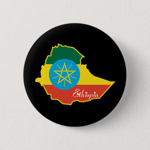 Badge Rond 5 Cm L'Ethiopie fraîche