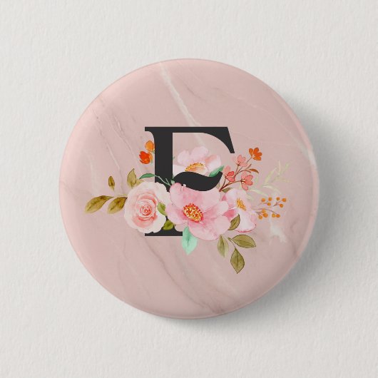 Badge Rond 5 Cm Letter F (Devant)