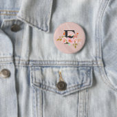 Badge Rond 5 Cm Letter F (En situation)