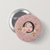 Badge Rond 5 Cm Lettre O (Devant & derrière)