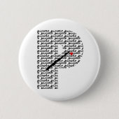 Badge Rond 5 Cm LETTRE Piccolo P (Devant)