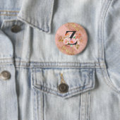 Badge Rond 5 Cm Lettre Z (En situation)