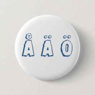 Badge Rond 5 Cm Lettres suédoises (ö d'ä de å)