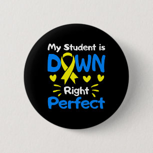 Badge Rond 5 Cm L'Étudiant Est En Bas À Droite Idéal Pour Le Syndr