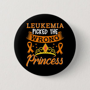 Badge Rond 5 Cm Leucémie A Choisi Les Mauvais Lauréats Du Cancer D