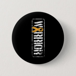 Badge Rond 5 Cm Leucémie Cancer Awareness - Militaire Guerrier Rib
