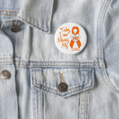 Badge Rond 5 Cm Leucémie manquant mon papa 1 (En situation)
