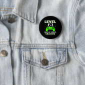 Badge Rond 5 Cm Level 67 Days Of School Unlocked Funny Gamer Kids (En situation)
