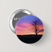 Badge Rond 5 Cm Lever de soleil glorieux (Devant & derrière)