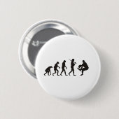 Badge Rond 5 Cm L'Évolution Du Pitcher De Baseball (Devant & derrière)