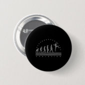 Badge Rond 5 Cm L'évolution rétro de l'escalade Hommes Bouldering (Devant & derrière)