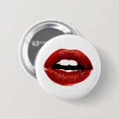 Badge Rond 5 Cm Lèvres de sucre (Devant & derrière)