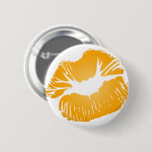 Badge Rond 5 Cm Lèvres oranges (Devant & derrière)