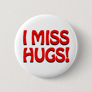 Badge Rond 5 Cm L'expression de la chaleur humaine (les câlins me