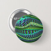 Badge Rond 5 Cm Lézard (Devant & derrière)