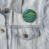 Badge Rond 5 Cm Lézard (En situation)