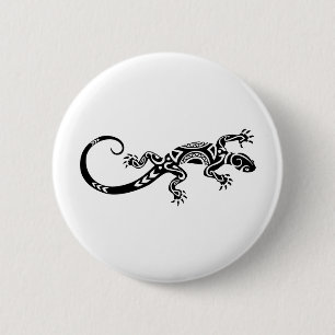 Badge Rond 5 Cm Lézard Tatto