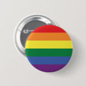 Badge Rond 5 Cm LGBT | Conception du drapeau de fierté | Tracées | (Devant & derrière)