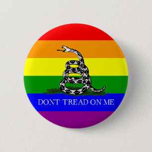 Badge Rond 5 Cm LGBT Gadsden