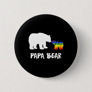 Badge Rond 5 Cm Lgbt Papa Ours Papa Lesbienne Gay Biual Transgenre