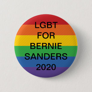 Badge Rond 5 Cm LGBT pour le bouton des ponceuses 2020 de Bernie