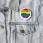 Badge Rond 5 Cm LGBTQ+ Fière mondiale AF (En situation)