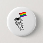 Badge Rond 5 Cm LGBTQ Fierté Moonman (Devant)