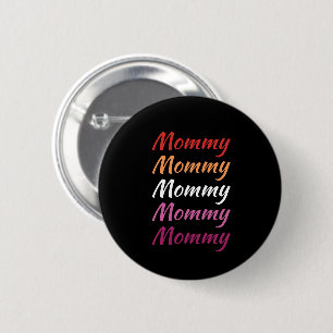 Badge Rond 5 Cm LGBTQ Maman Lesbian Pride Maman Fête des Mères