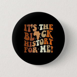 Badge Rond 5 Cm L'histoire noire pour moi Mois de l'histoire noire