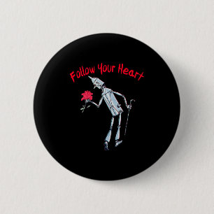 Badge Rond 5 Cm L'homme de ferin Le Magicien d'Oz Chemise-le Magic