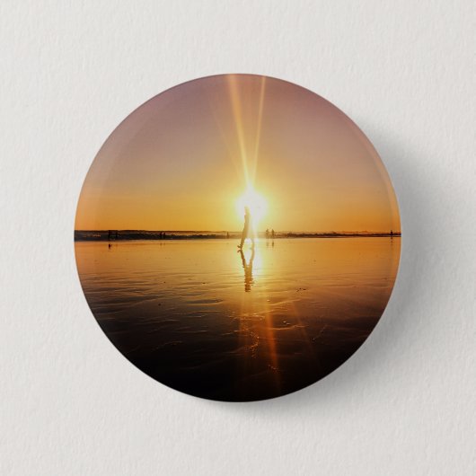Badge Rond 5 Cm "L'homme du soleil" (Devant)