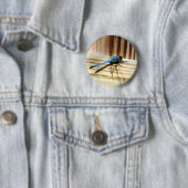 Badge Rond 5 Cm Libellule (En situation)