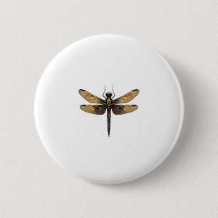 Badge Rond 5 Cm Libellule Animal Art Graphique Libellule (1)