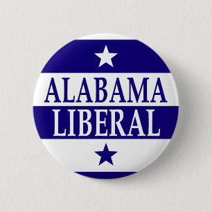 Badge Rond 5 Cm Libéral de l'Alabama