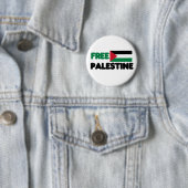 Badge Rond 5 Cm Libérer la Palestine (En situation)