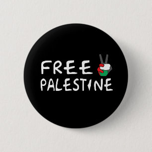 Badge Rond 5 Cm Libérer la Palestine
