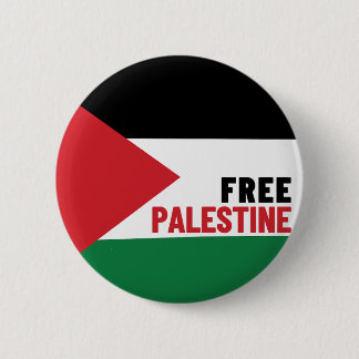 Badge Rond 5 Cm Libérer la Palestine | Drapeau de Palestine | Lutt